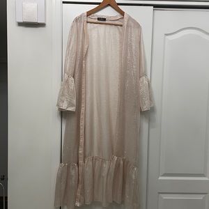 On twelfth long light robe